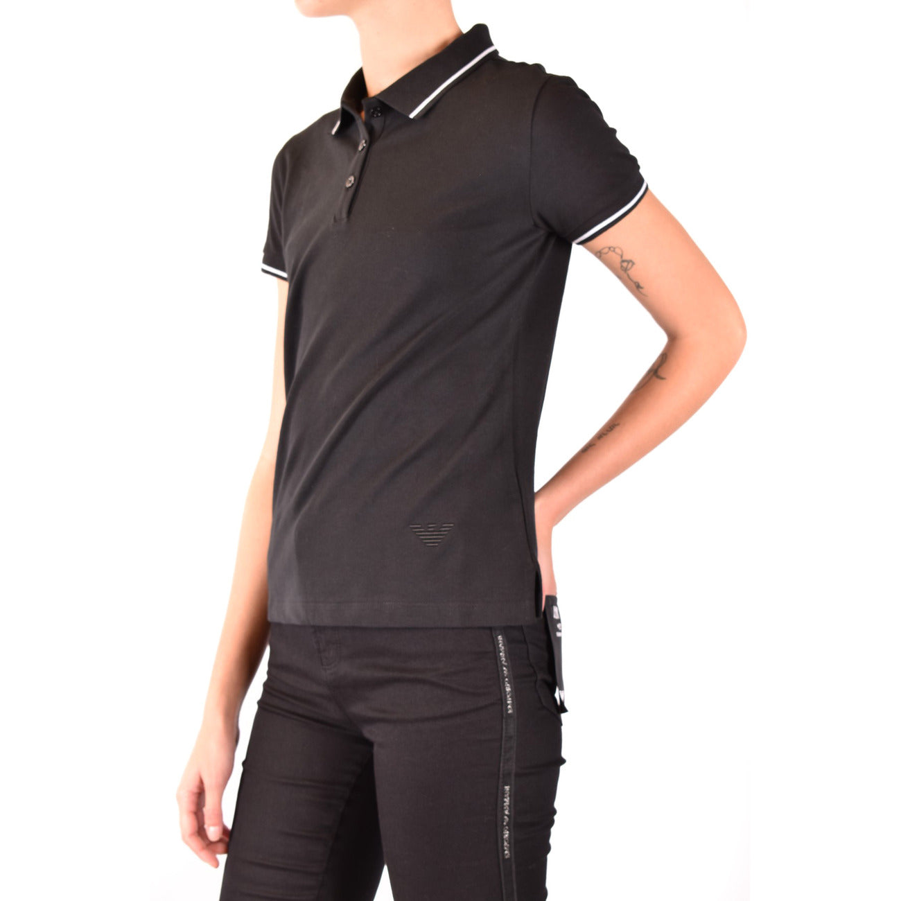 Emporio Armani Polo Dames Zwart