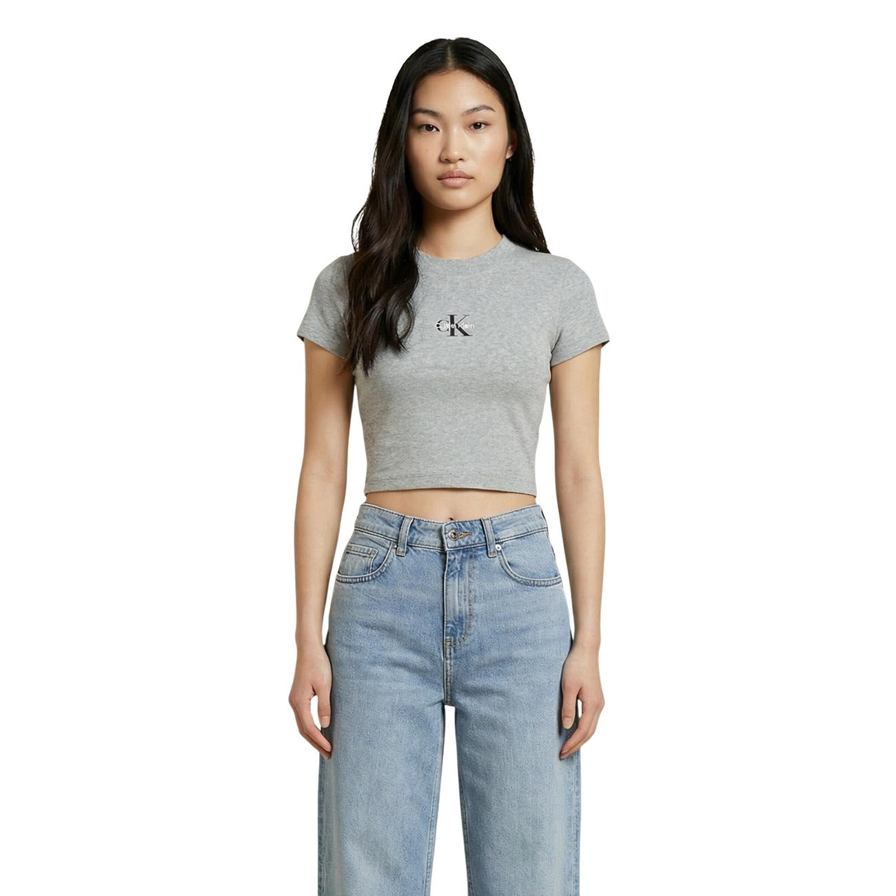 Calvin Klein Jeans T-shirt Dames Grijs