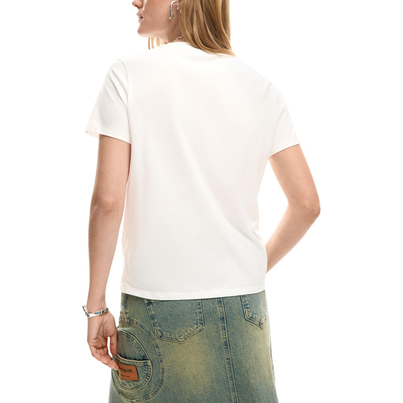 Desigual T-shirt Dames Wit