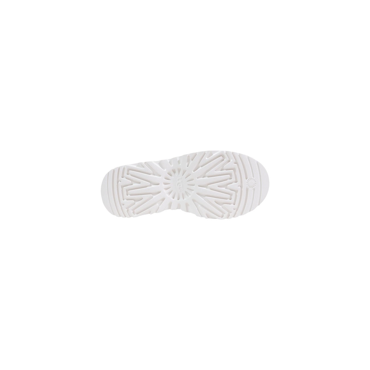 UGG Plateaulaarzen Dames Beige – Leer-Stof Mix