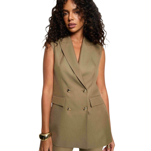 Morgan De Toi Gilet Dames Groen