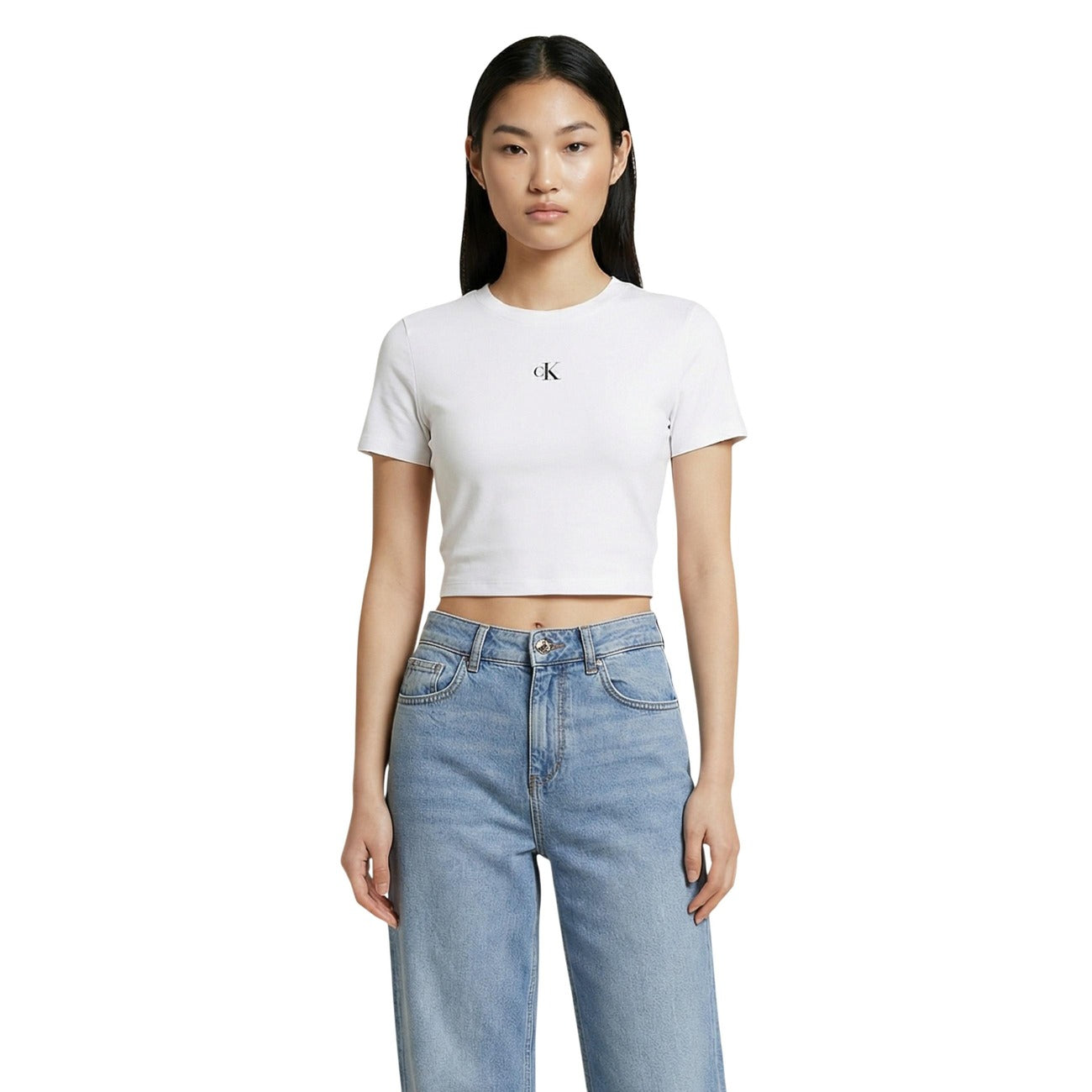 Calvin Klein Jeans T-shirt Dames Beige