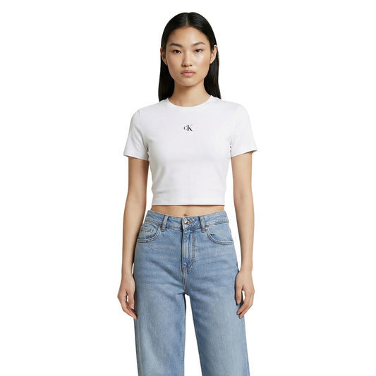 Calvin Klein Jeans T-shirt Dames Beige