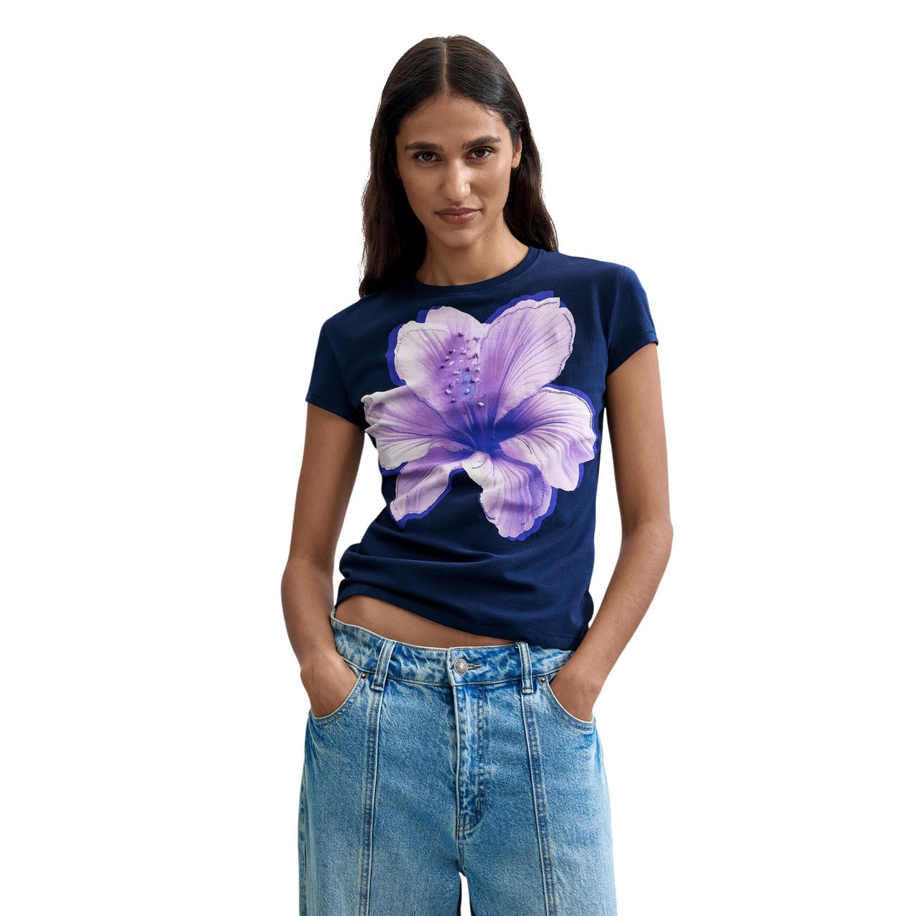 Desigual T-shirt Dames Bluaw