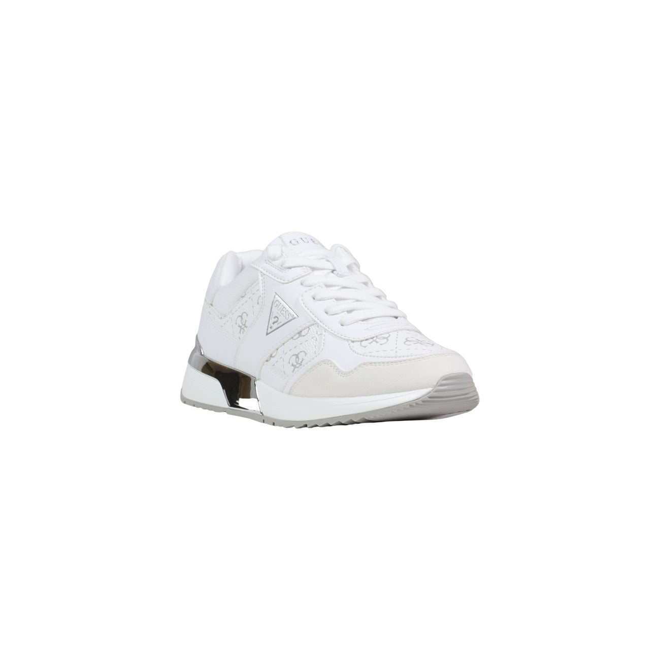 Guess Sneakers Dames Wit Leer