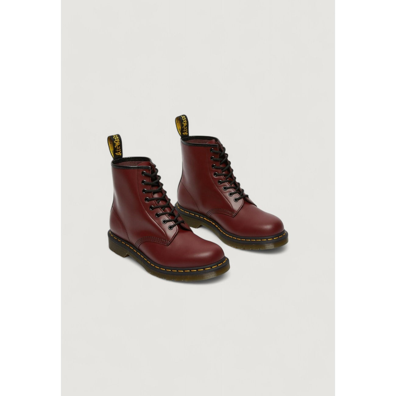 Dr. Martens Laarzen Dames Bordeaux – 100% Leer & Ronde Neus