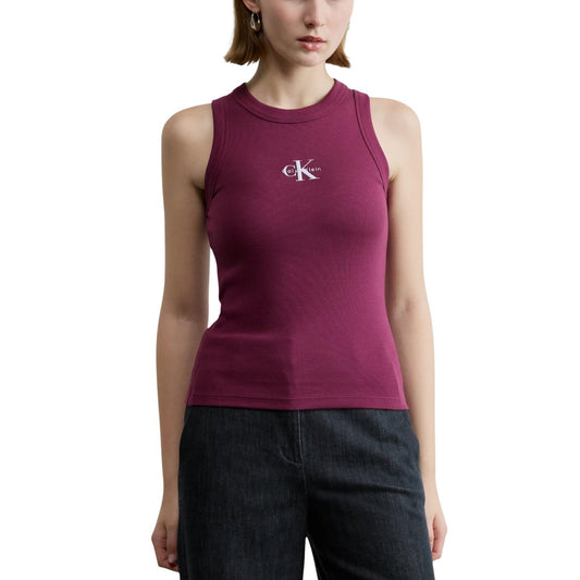 Calvin Klein Jeans Tanktop Dames Wit