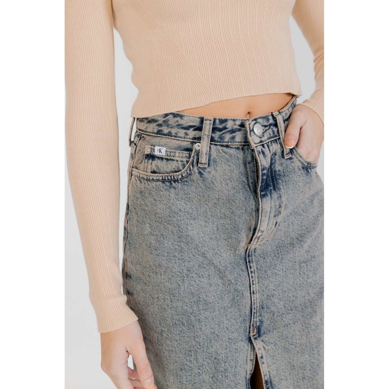 Calvin Klein Jeans Rok Dames Blauw