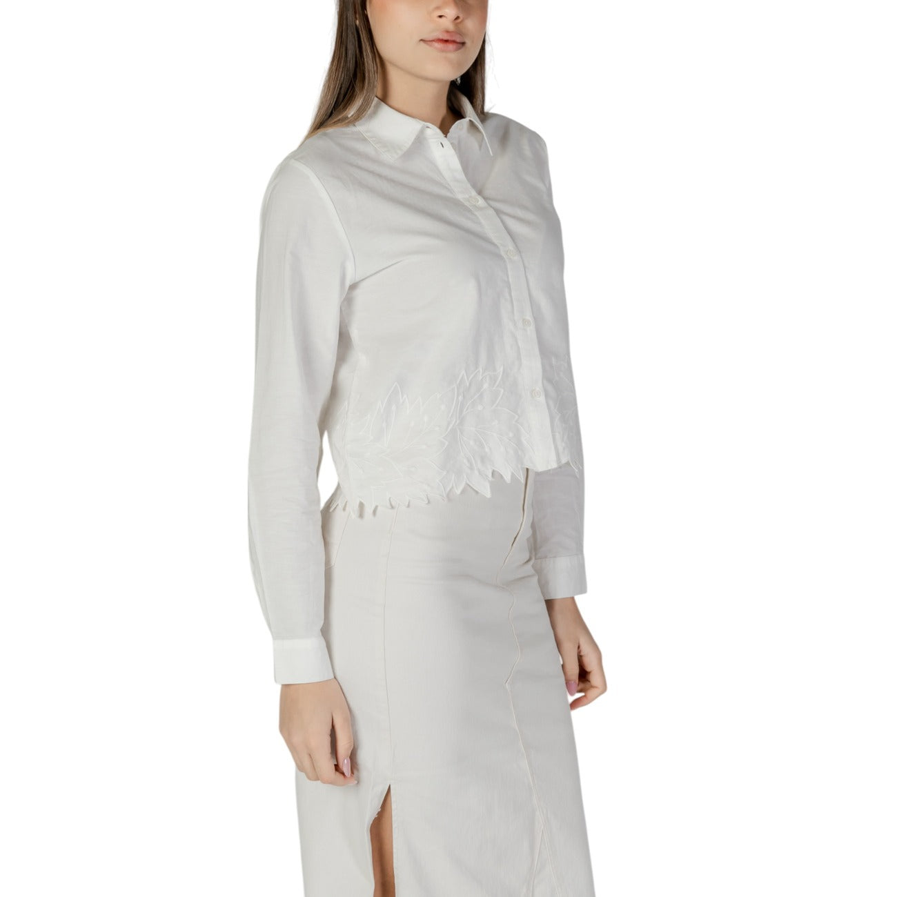 Jacqueline De Yong Shirt Dames Wit