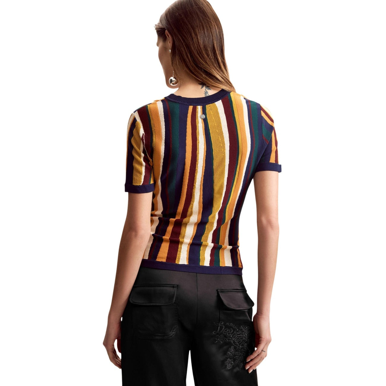Desigual T-shirt Dames Mosterd