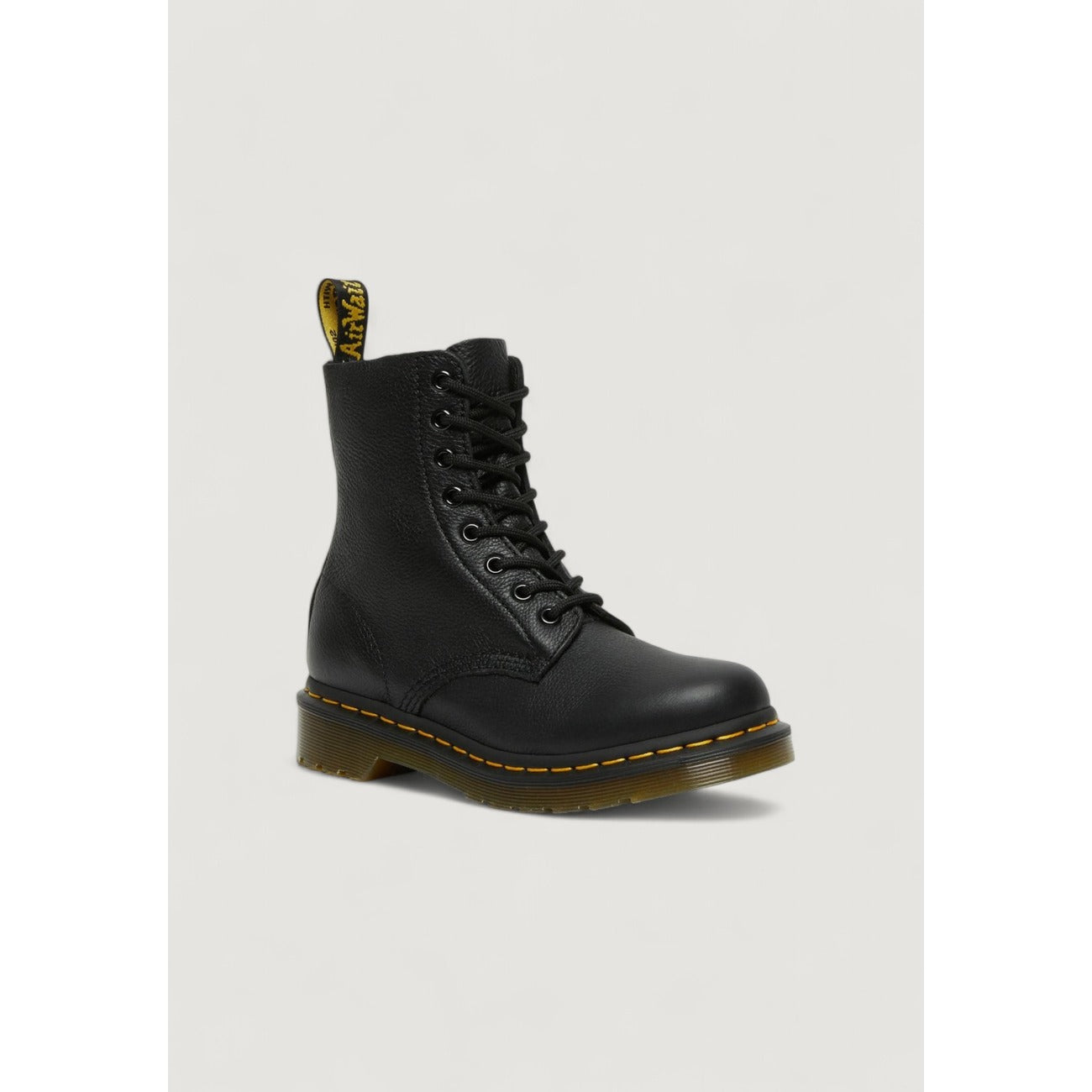 Dr. Martens Laarzen Dames Zwart – 100% Leer & Ronde Neus