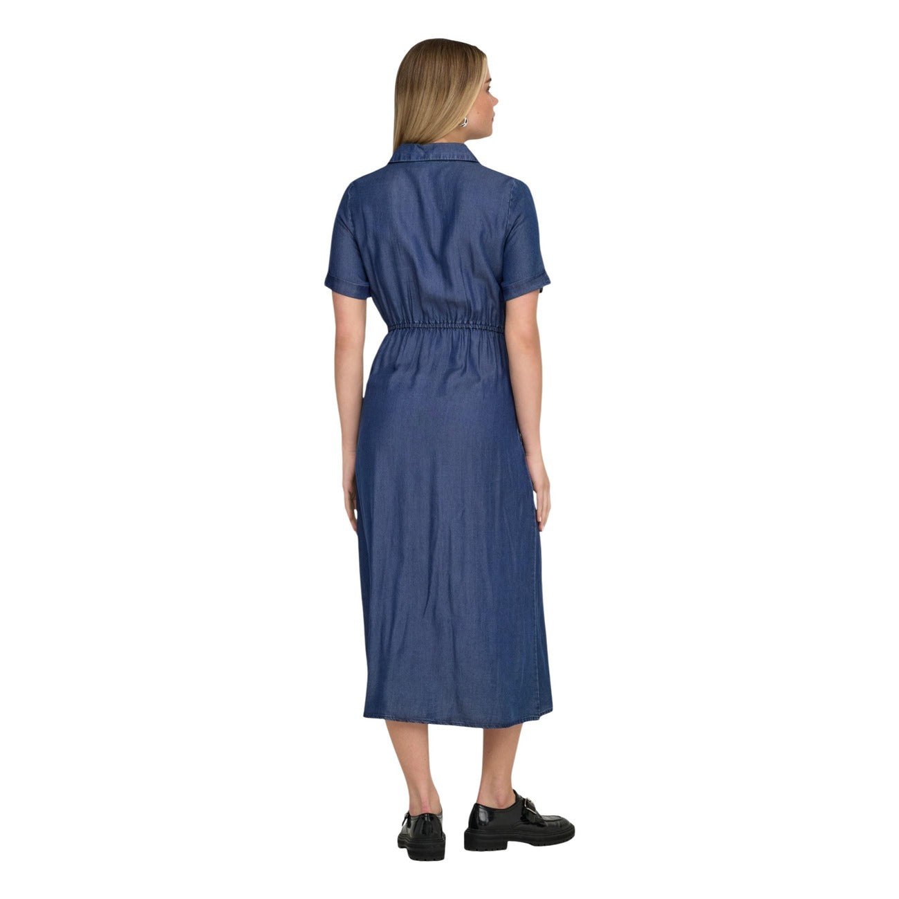 Only Elegante Jurk Dames Blauw