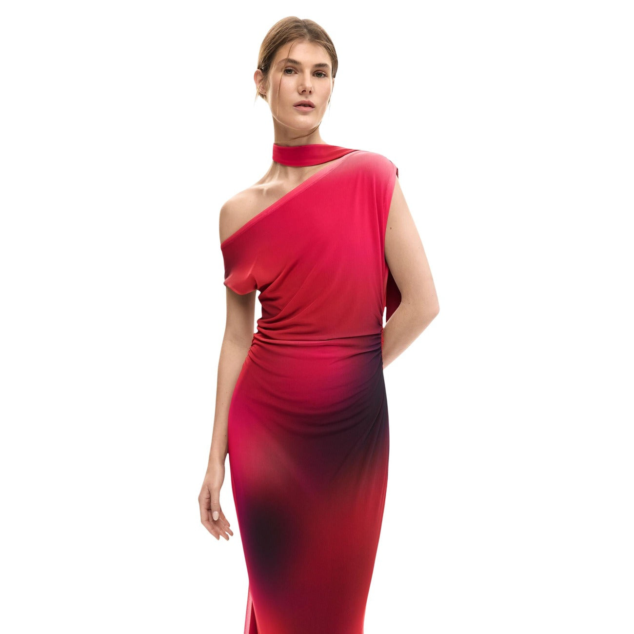 Desigual Mouwloze Jurk Dames Fuchsia