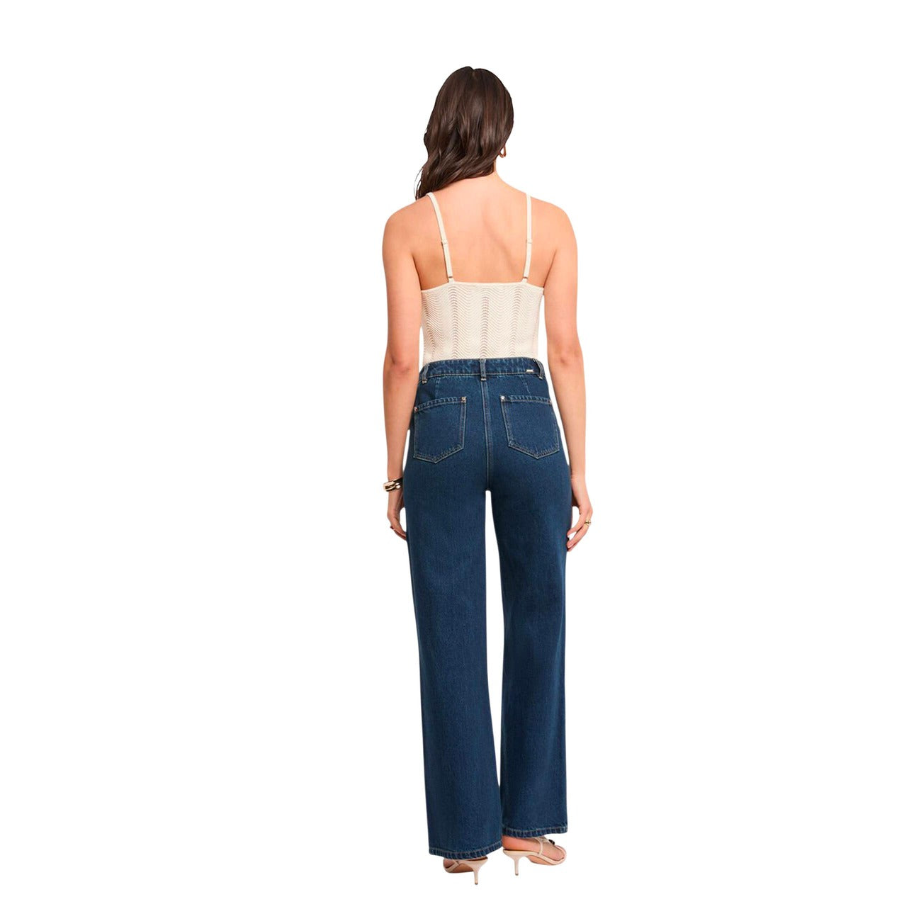 Morgan De Toi Vest Dames Beige