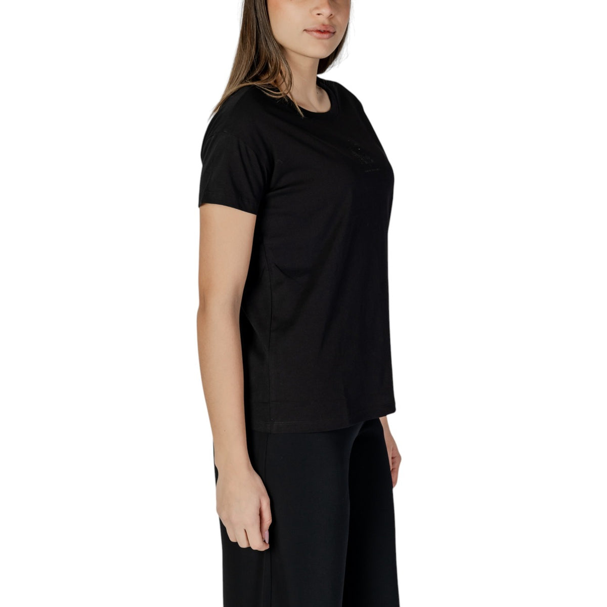 Armani Exchange T-shirt Dames Zwart