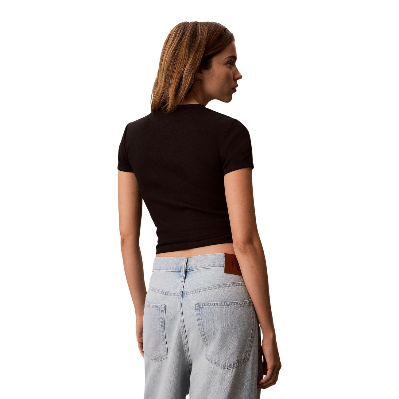 Calvin Klein Jeans T-shirt Dames Zwart
