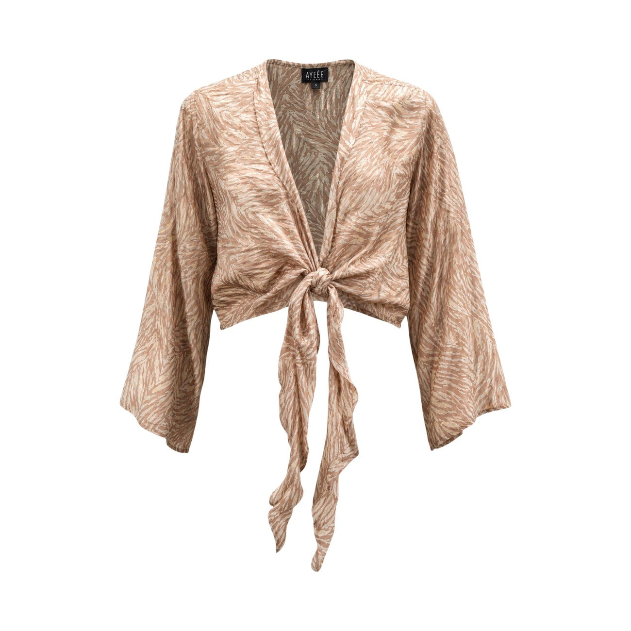 Ayfee Top Dames Beige