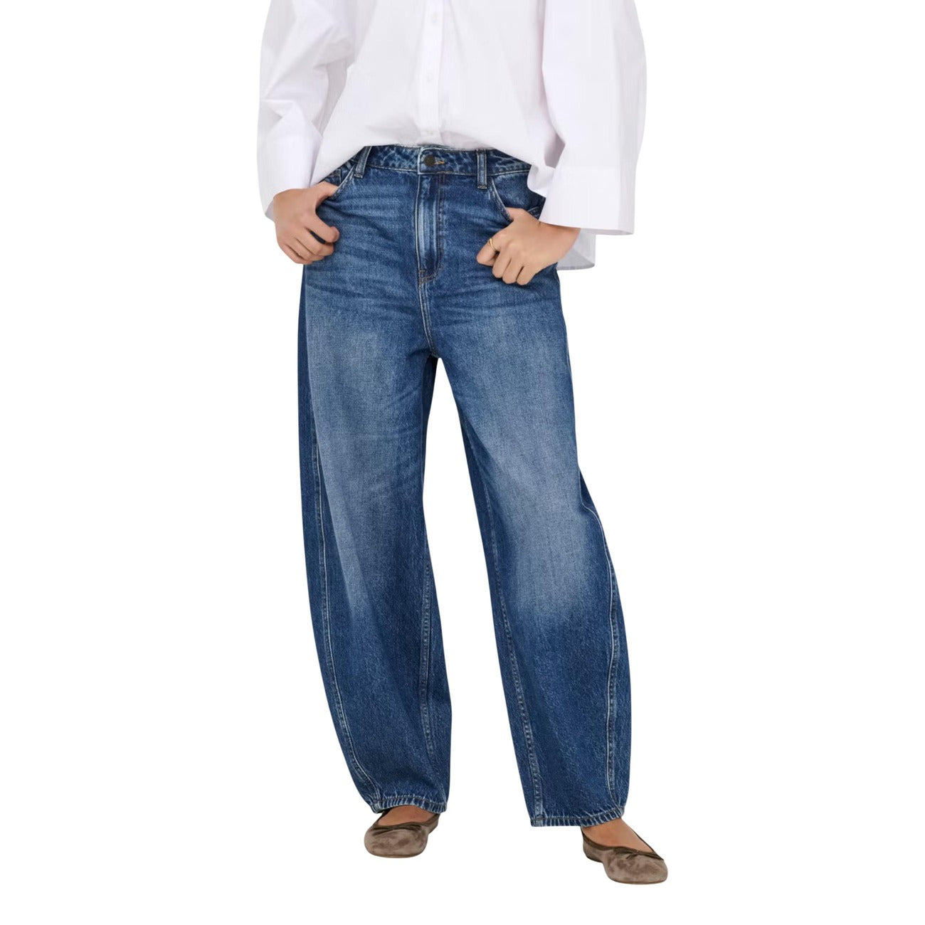 Jacqueline De Yong Jeans Dames Blauw
