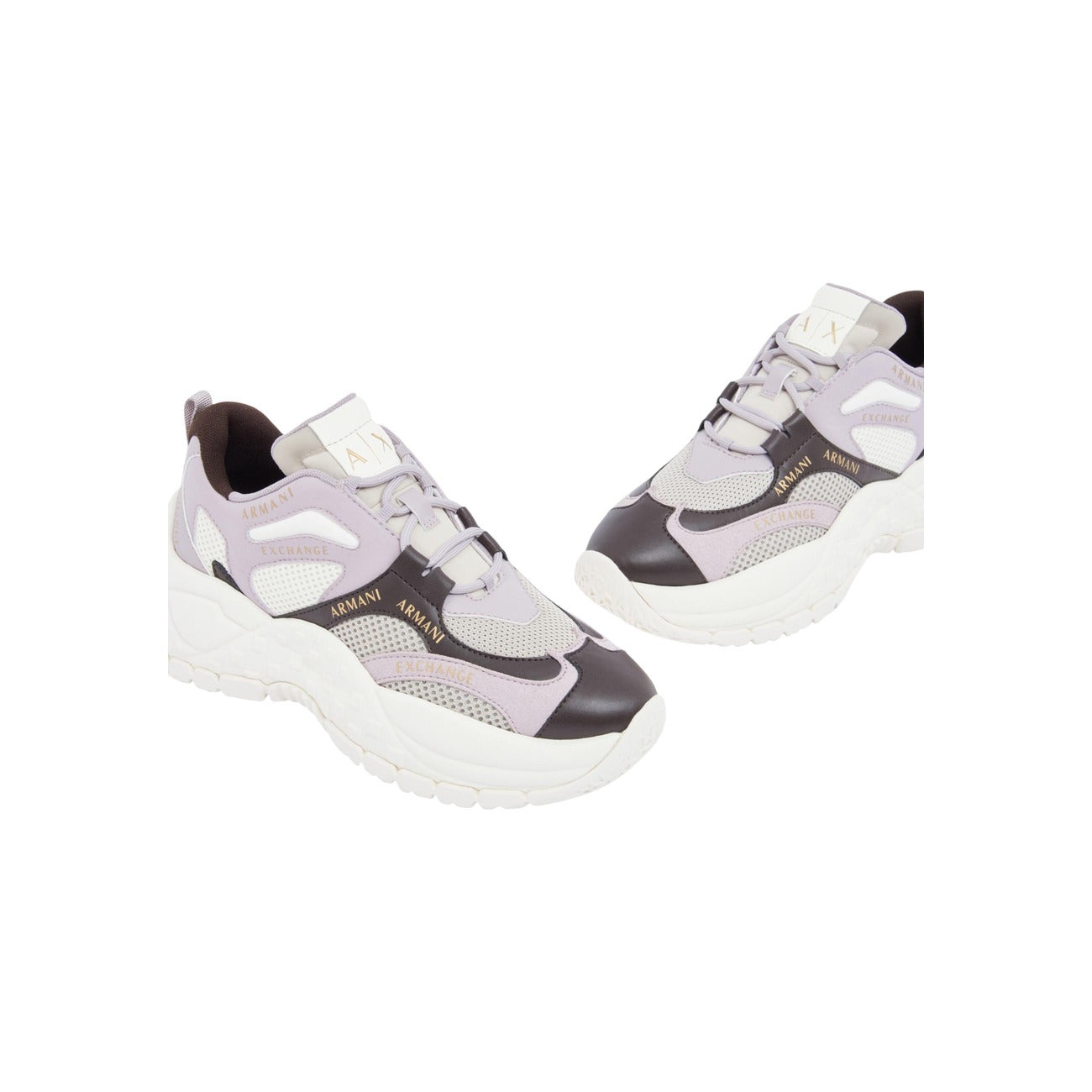 Armani Exchange Sneakers Dames Lila