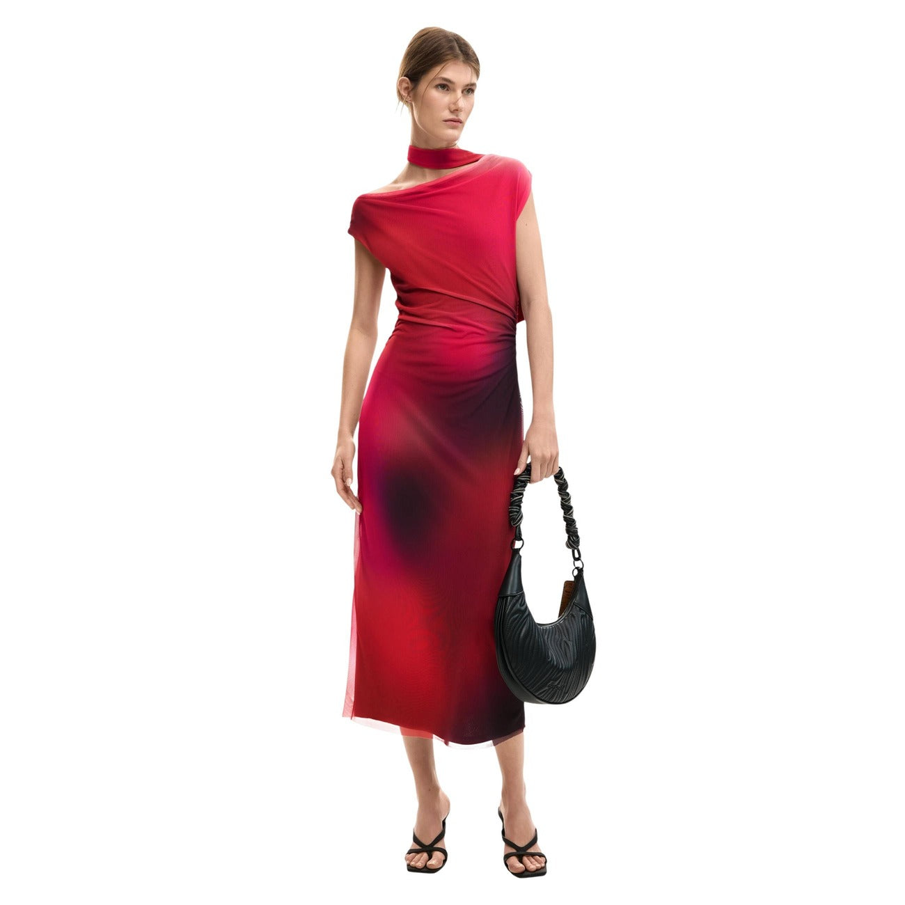 Desigual Mouwloze Jurk Dames Fuchsia