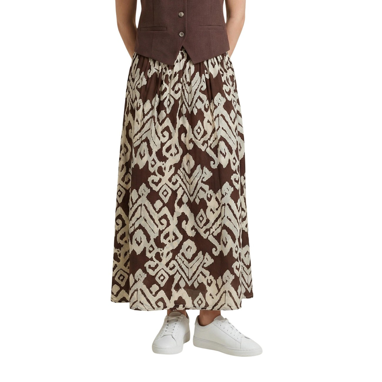 Jacqueline De Yong Rok Dames Beige
