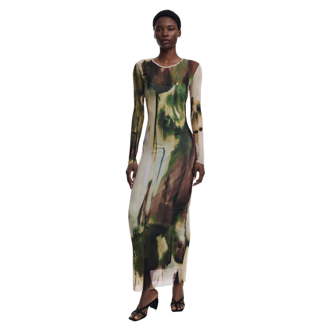Desigual Maxi Jurk Dames Groen