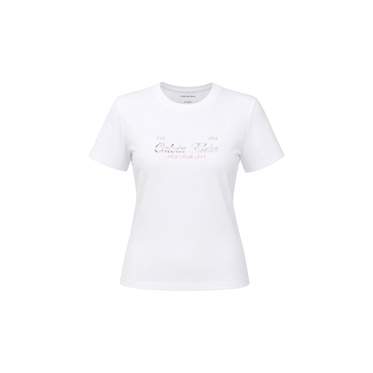 Calvin Klein Jeans T-shirt Dames Wit