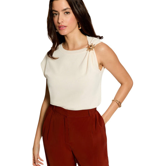 Morgan De Toi Trui Dames Beige