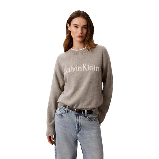 Calvin Klein Jeans Trui Dames Grijs