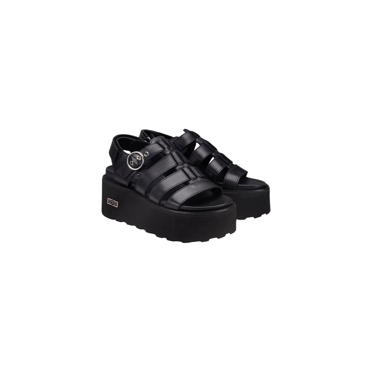 Cult Sandalen Dames Zwart Gesp
