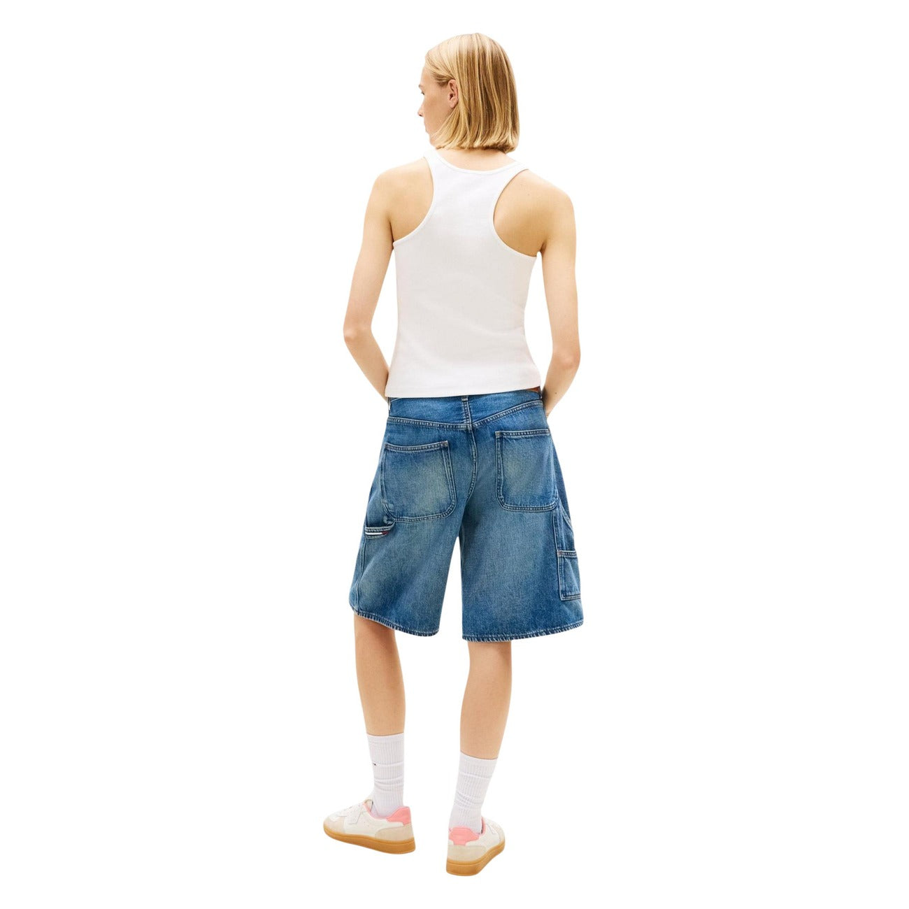 Tommy Hilfiger Jeans Tanktop Dames Wit