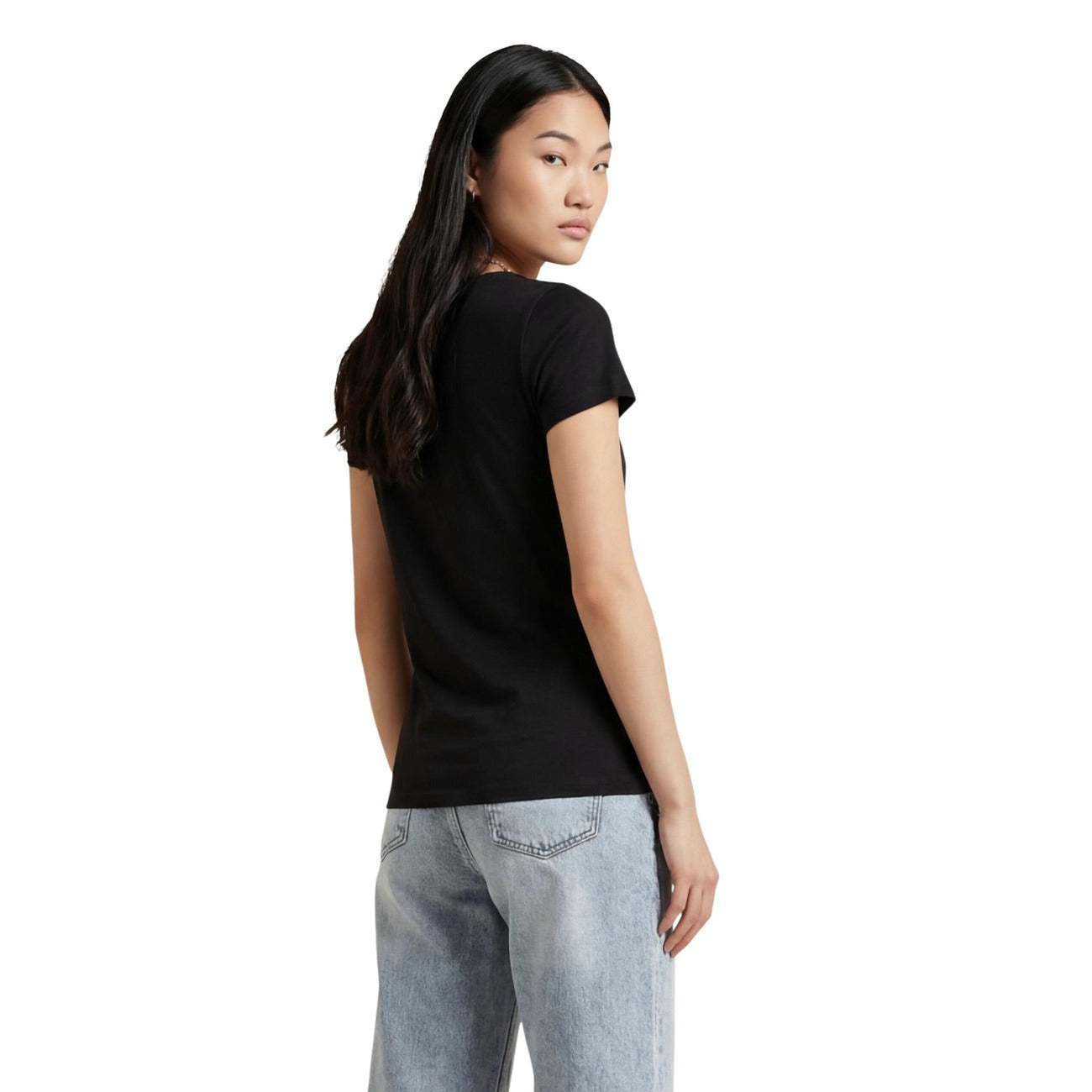 EA7 T-shirt Dames Zwart
