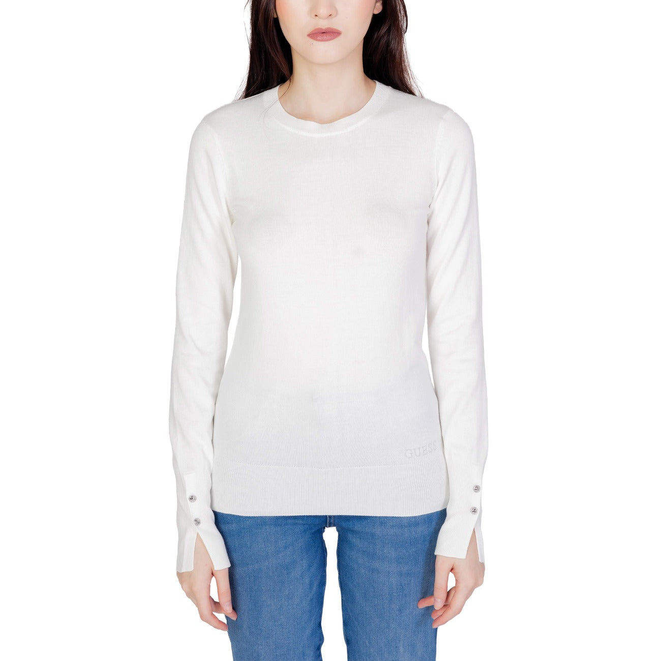 Guess Katoenen Trui Dames Zwart