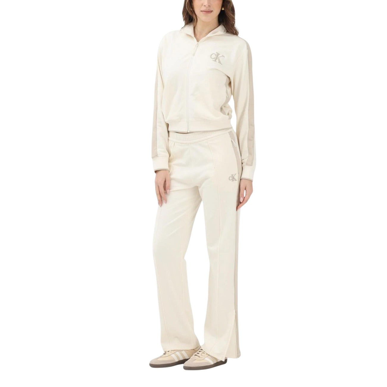 Calvin Klein Jeans Broek Dames Beige