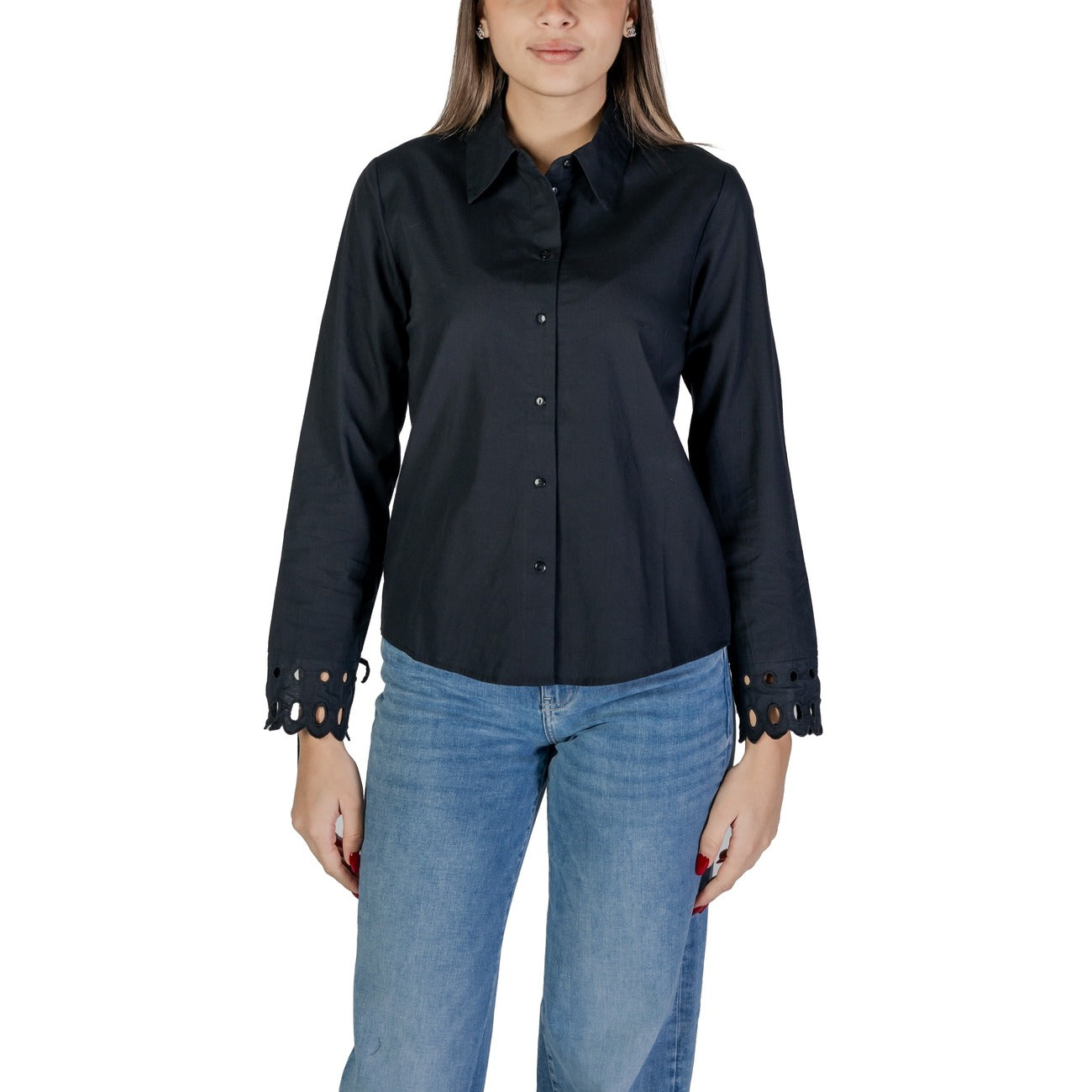 Jacqueline De Yong Shirt Dames Zwart