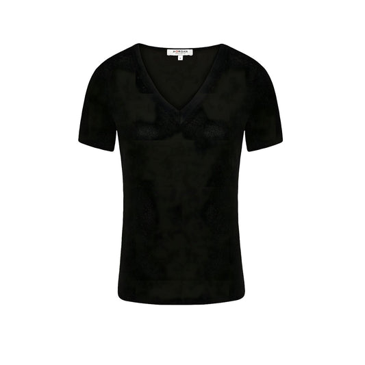 Morgan De Toi T-shirt Dames Blauw
