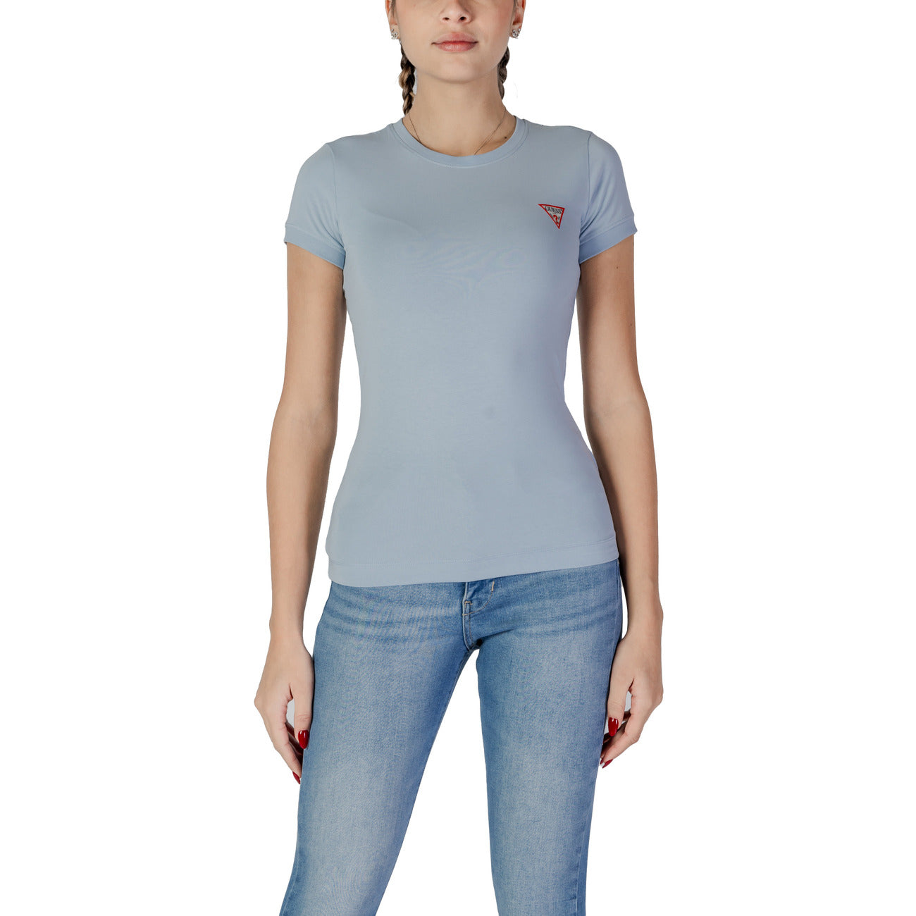 Guess T-shirt Dames Lichtblauw