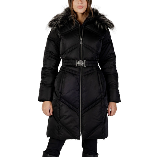 Guess Windjack Dames Zwart – Katoen Mix & Voorzakken