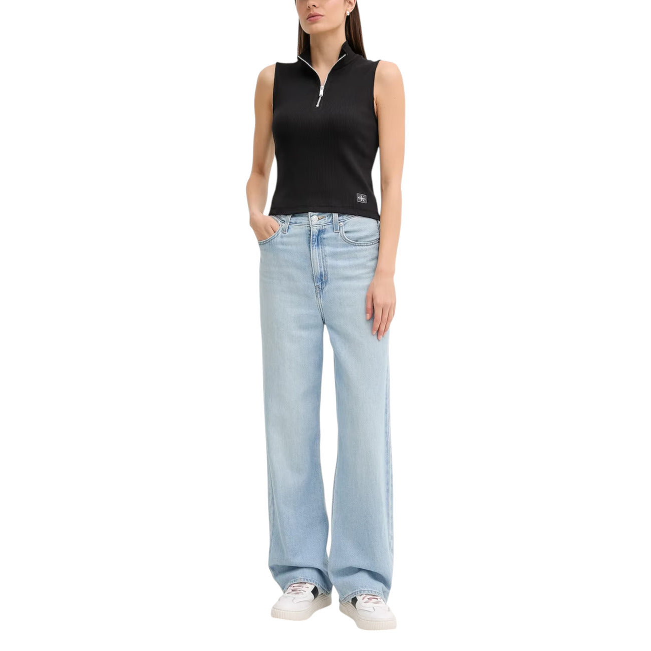 Calvin Klein Jeans Mouwloze Top Dames Zwart