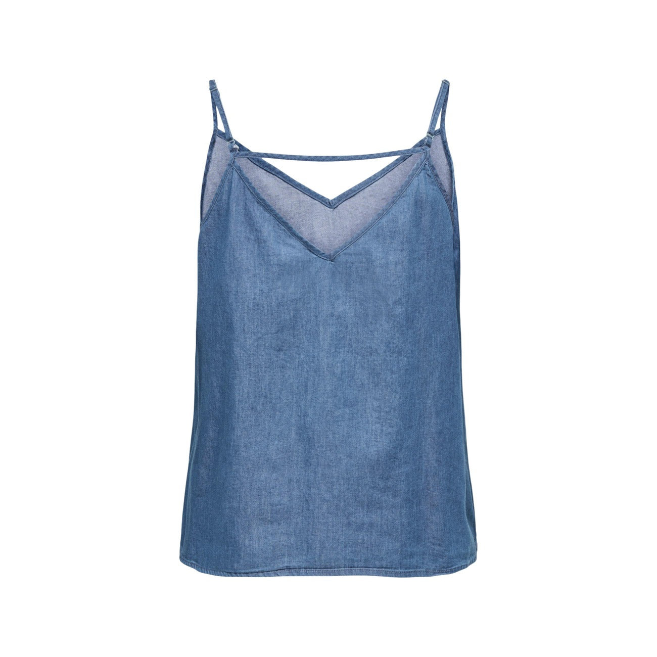 Only Vest Dames Blauw Denim