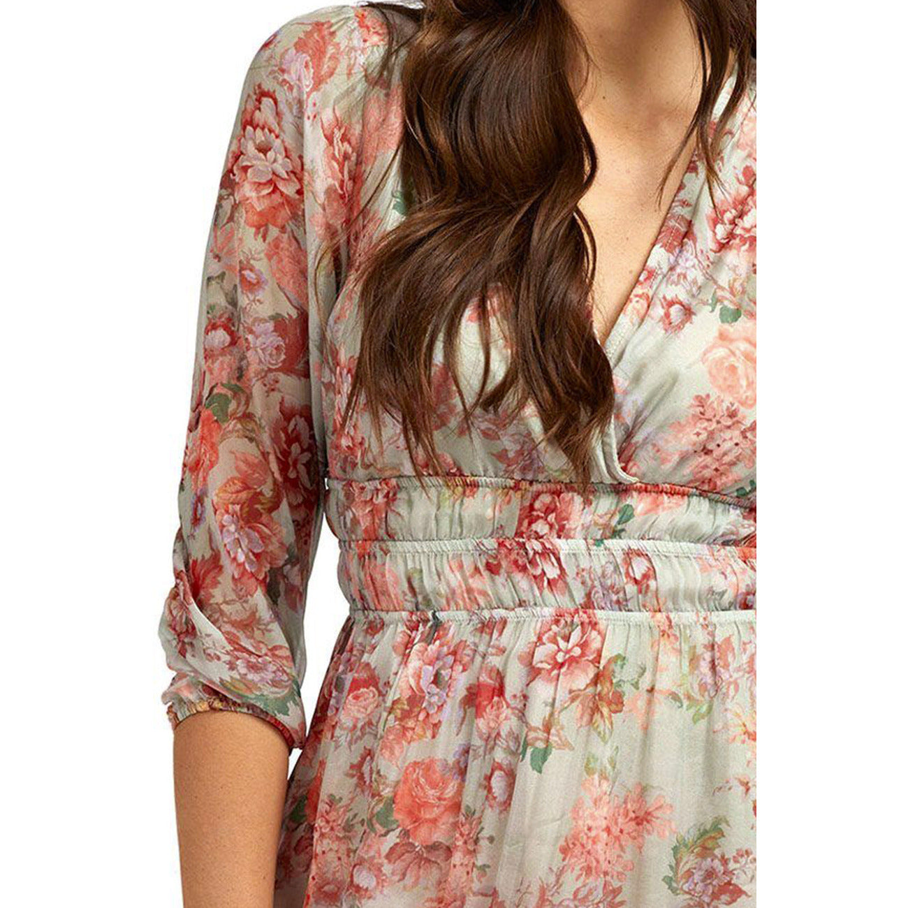 Guess Jurk Dames Rood Bloemenprint