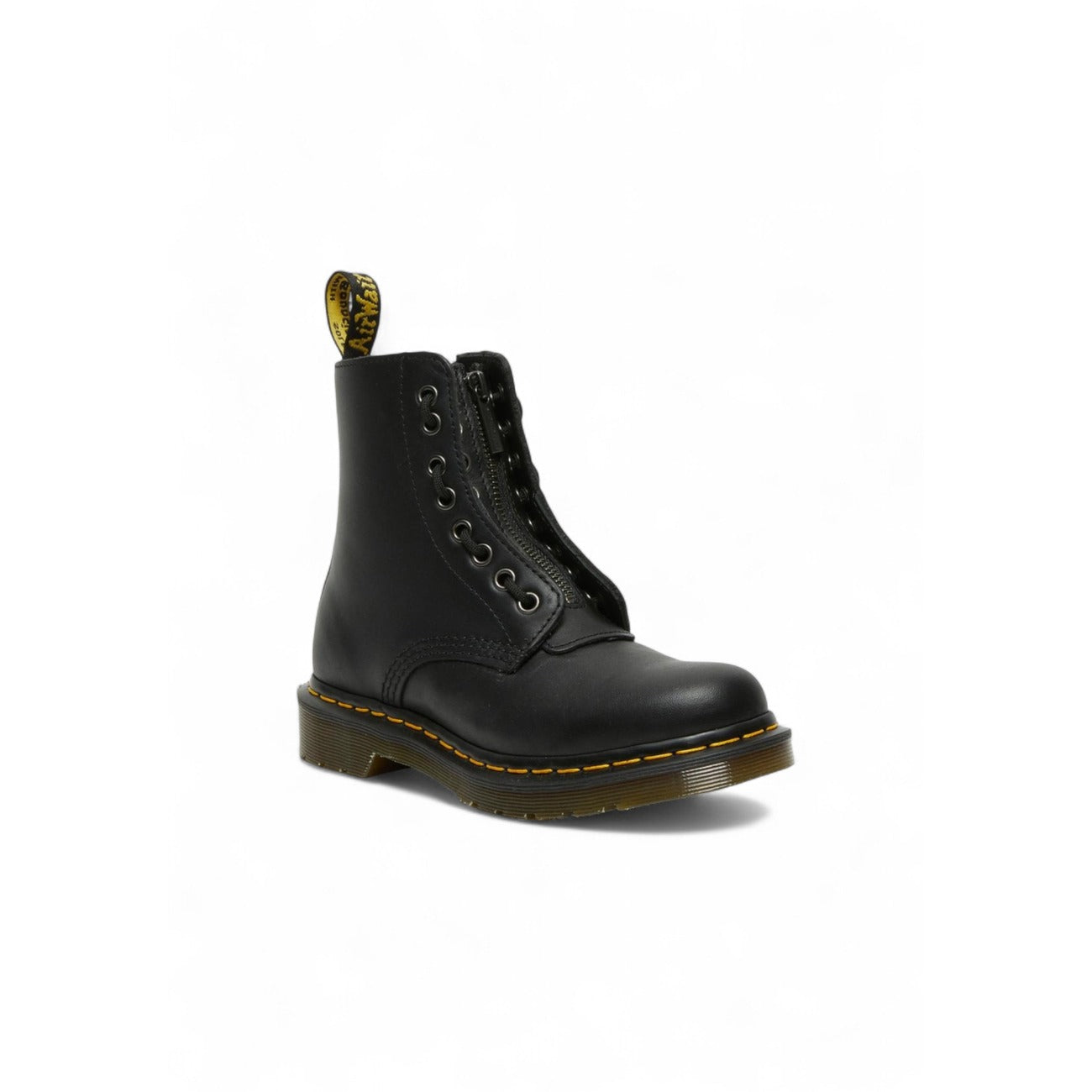 Dr. Martens Enkellaarsjes Dames Zwart Leer