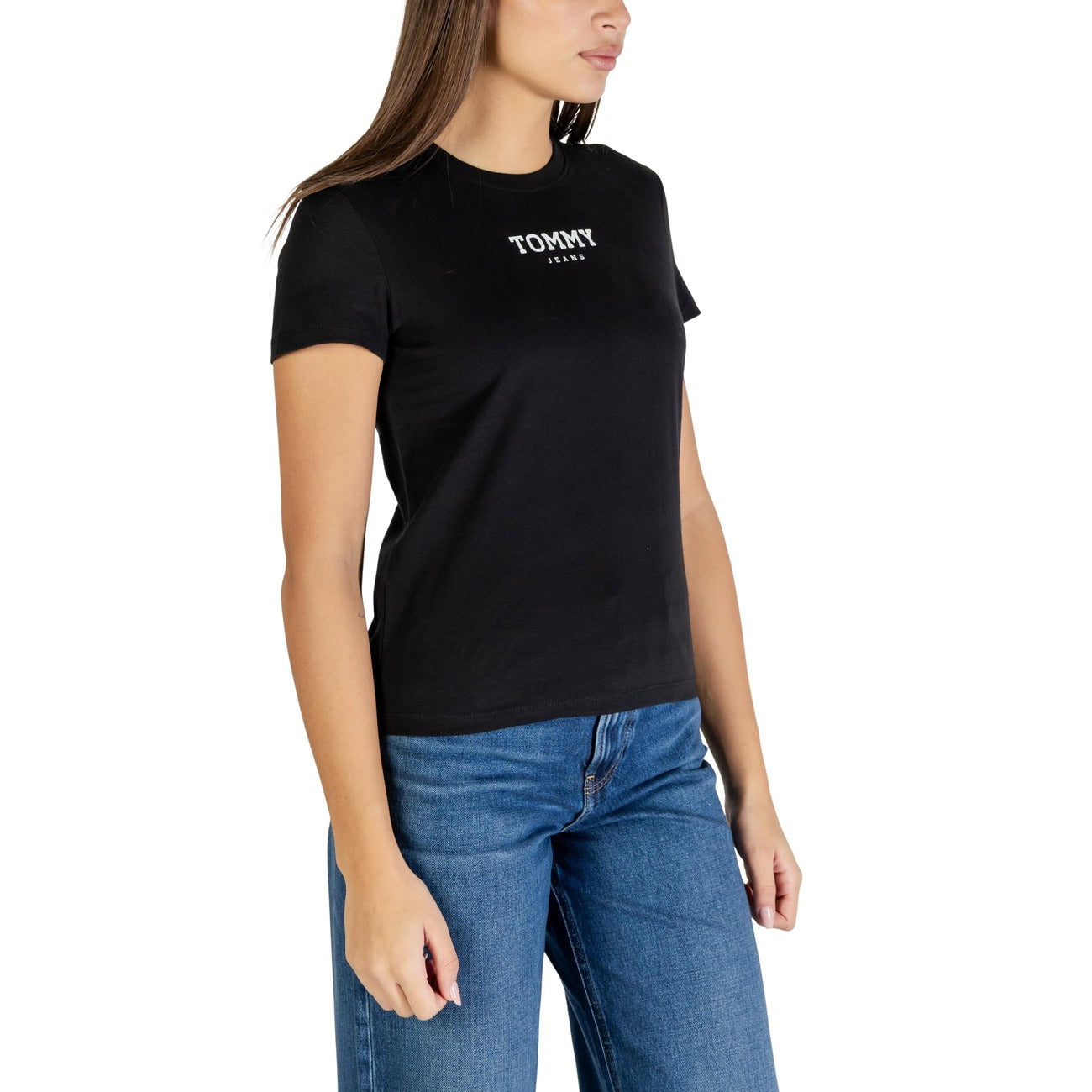 Tommy Hilfiger Jeans T-shirt Dames Zwart