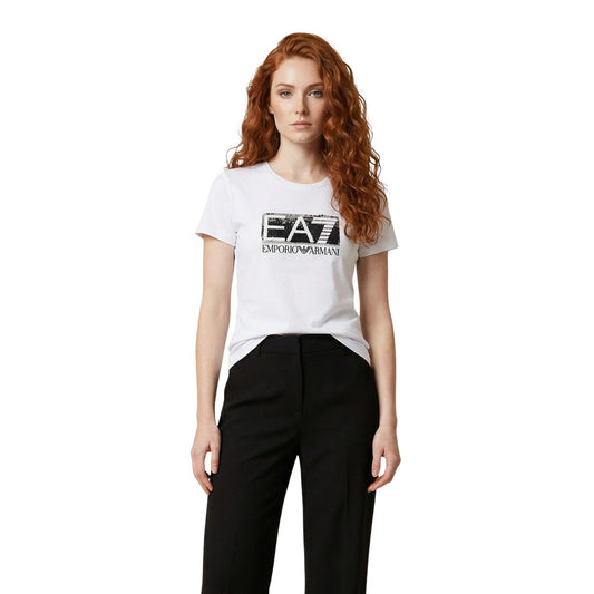 EA7 T-shirt Dames Zwart