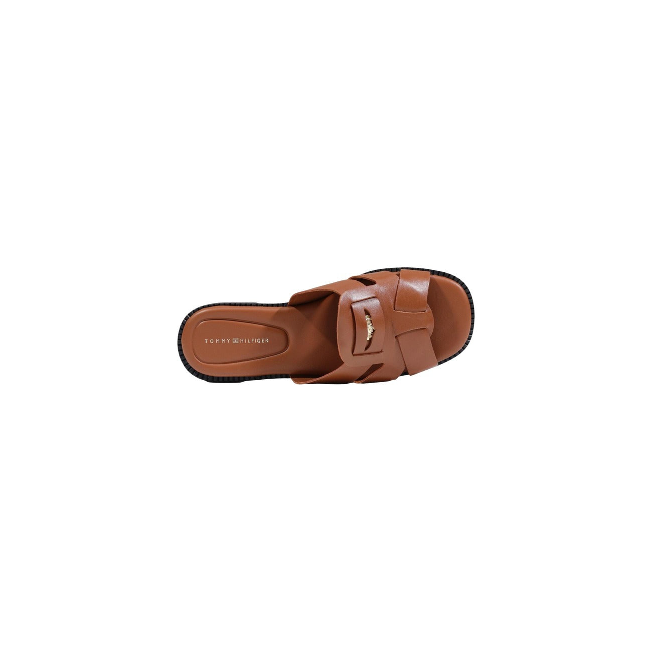 Tommy Hilfiger Slippers Dames Bruin Leer