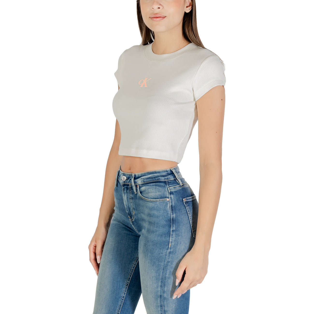 Calvin Klein Jeans Top Dames Wit