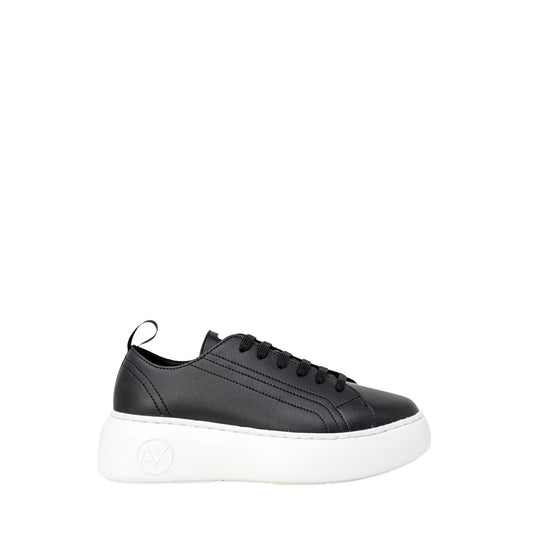 Armani Exchange Sneakers Dames Zwart Leer