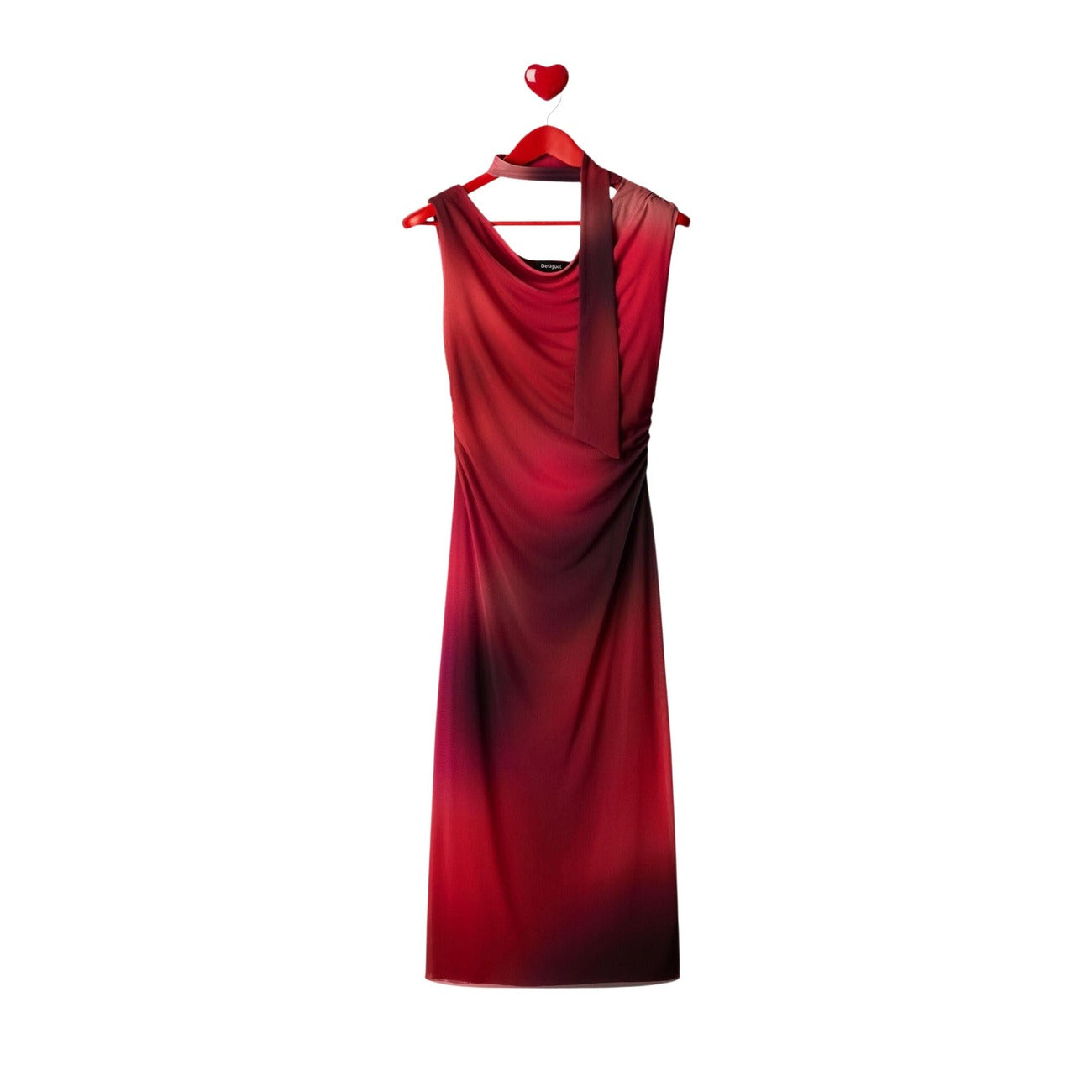 Desigual Mouwloze Jurk Dames Fuchsia