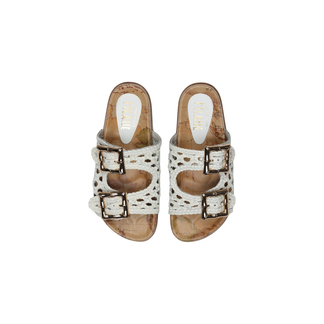 Alviero Martini Prima Classe Slippers Dames Wit