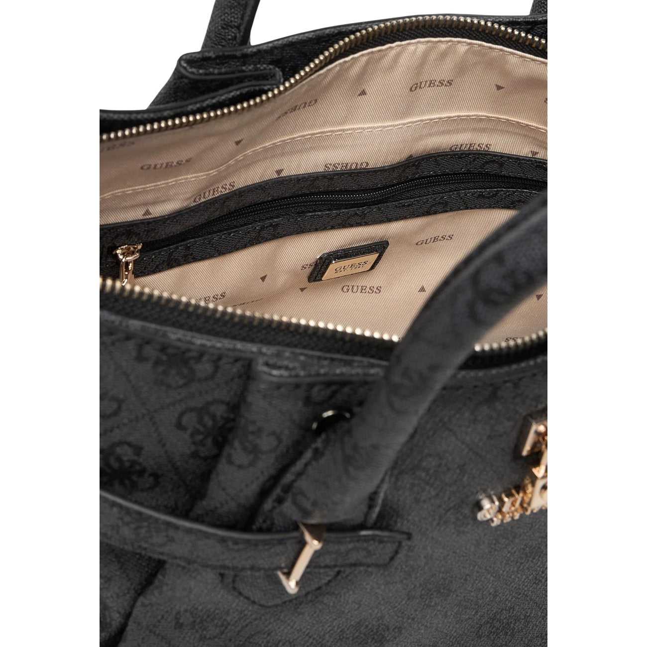Guess Satchel Handtas Dames Grijs